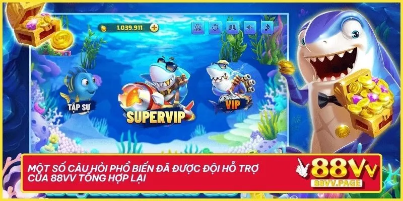 Thắc mắc thường gặp khi chơi Bắn cá 88vv dễ hiểu cho mọi người chơi